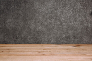 コンクリート壁と木製のシックな背景