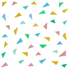 triangles pattern on white background vector