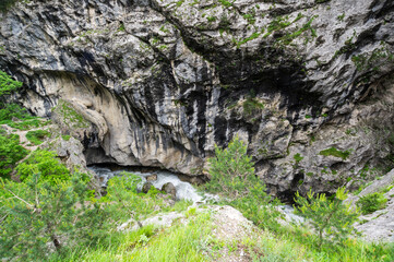 The Kurtatin Gorge in North Ossetia-Alania