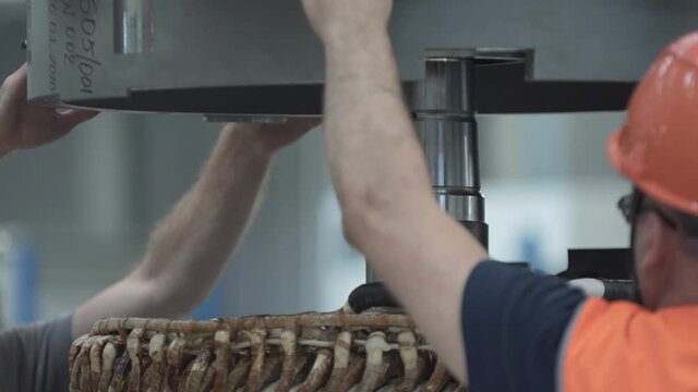 Install the rotor in the stator of the electric motor