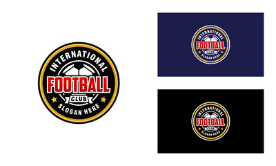 Soccer club, Football Logo Design Vector