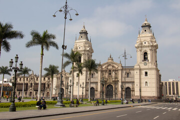 Fototapeta na wymiar Catedral de Lima