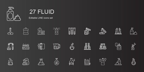 fluid icons set