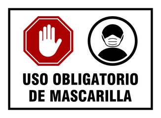 Uso Obligatorio De Mascarilla (
