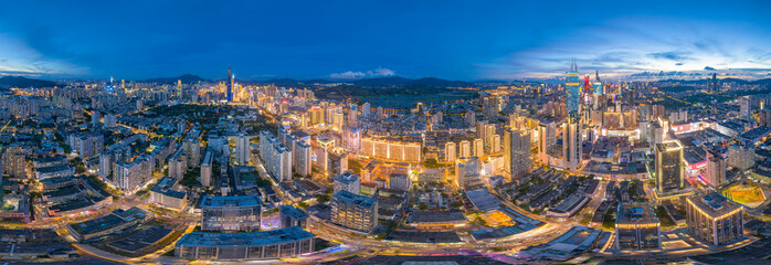 Fototapeta premium City Scenery of Shenzhen City, Guangdong Province, China