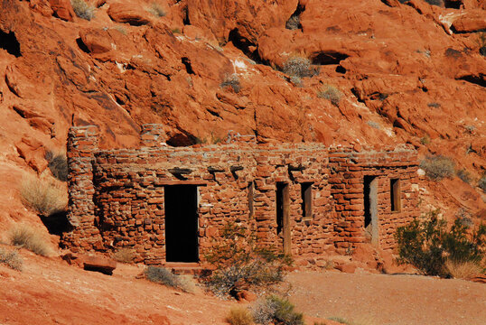 Nevada- Civilian Conservation Corps Cabins in the Valley of Fire Park