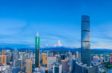 City Scenery of Shenzhen City, Guangdong Province, China