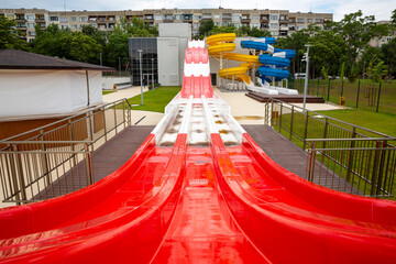 Water slides red