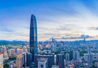 Obraz premium City Scenery of Shenzhen City, Guangdong Province, China