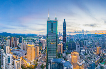 City Scenery of Shenzhen City, Guangdong Province, China