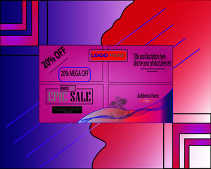 Social media sale banner for web ,poster ,facebook,and others post  Vector
