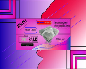 Social media sale banner for web ,poster ,facebook,and others post  Vector