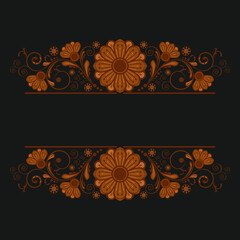 abstract floral decorative background for design