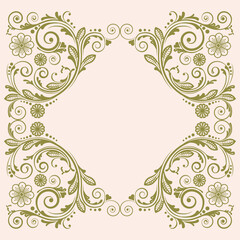 abstract floral decorative background for design