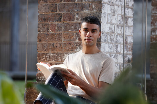 Young Indigenous Australian man enjoying time outdoors