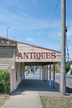 Old Antiques Shop In Country Town