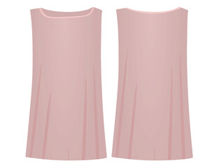 Women pink t shirt. vector illustration
