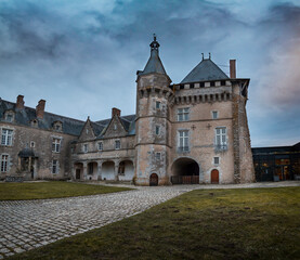 Fototapeta na wymiar Castle of Talcy in France