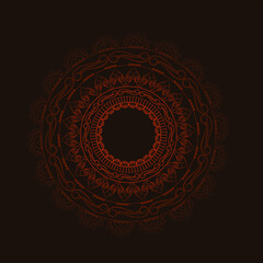 Indian style rangoli designs vector