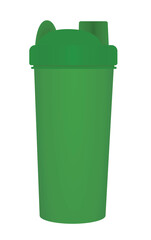 Protein shaker isolated. vector illustration