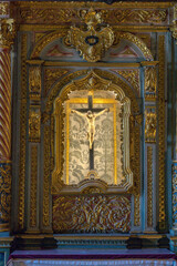 Fototapeta na wymiar 0000362 Altar at the Chapel of Bones Evora Porgual 270