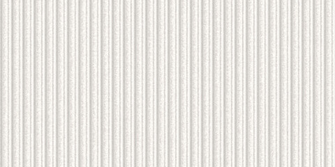 Silver white ribbed metallic surface. Wavy iron wall pattern. Fluted metal fencing backdrop....