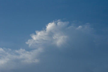 blue sky with clouds