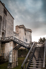 Fototapeta na wymiar Castle of Loches in France