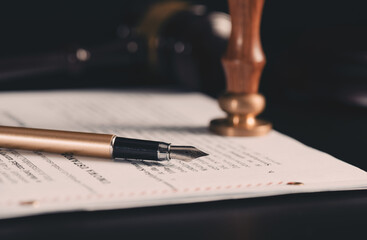 Law, notary, attorney background theme