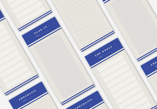 Simple Planner Layout Set