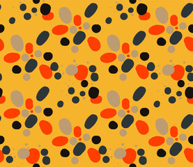 Image without seams. Beautiful pattern on a summer theme. Background image.