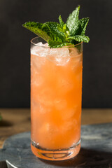 Homemade Refreshing Zombie Tiki Drink Cocktail