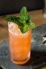Homemade Refreshing Zombie Tiki Drink Cocktail
