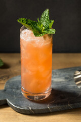 Homemade Refreshing Zombie Tiki Drink Cocktail
