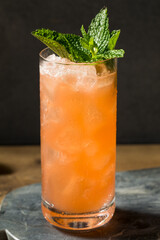 Homemade Refreshing Zombie Tiki Drink Cocktail