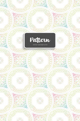 Ornate floral seamless texture, endless pattern