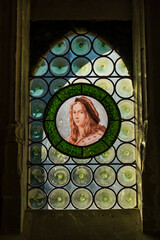 Portait in stained glass