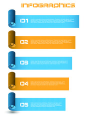 Infographic design template. Idea to display information, ranking and statistics.