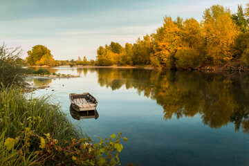 The Loire Valley at sunset