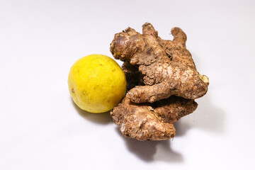 Close Up Shot of Lemon and Ginger