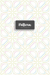 Ornate floral seamless texture, endless pattern