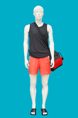 Full length male mannequin.