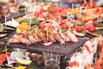 Buffet Brunch Food Eating Festive Cafe Dining Concept