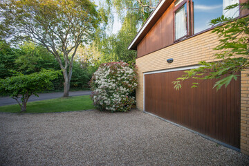 Home showcase exterior and driveway
