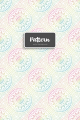 Ornate floral seamless texture, endless pattern