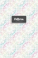 Ornate floral seamless texture, endless pattern