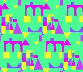 Seamless bright summer pattern.