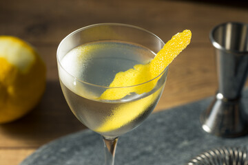 Boozy Dry Vesper Martini Cocktail