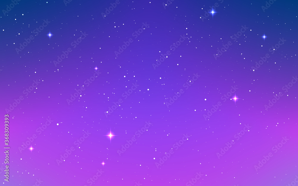 Wall mural space background. color milky way. purple cosmos with shining stars. colorful galaxy with stardust a