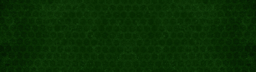 Dark green modern tile mirror made of hexagonal tiles seamless print pattern texture background...